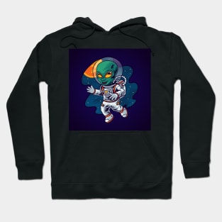 alien-astronaut-space Hoodie